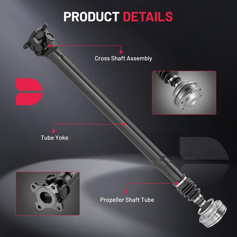 Front Driveshaft Assembly for 2005-2006 Jeep Grand Cherokee Commander 3.7L 4.7L 5.7L AWD Automatic Replace 938-127, 52105728AC | BDFHYK