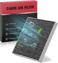 BDFHYK Cabin Air Filter with Activated Carbon for Dodge Durango 2011-2022, Jeep Grand Cherokee 2011-2022, CF11183