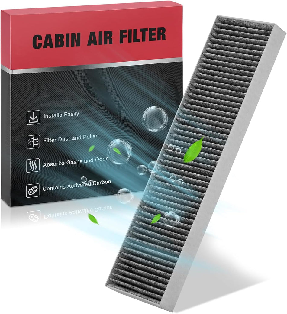 BDFHYK Cabin Air Filter with Activated Carbon Compatible with Chevry Equinox 2005-2009, Compatible with Pontiac Torrent 2006-2009, Replace# CF10141, 22665802