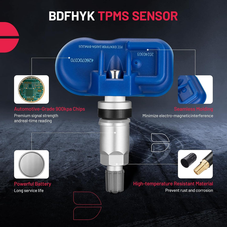 BDFHYK 315MHz TPMS Sensor for Toyota Sequoia, Sienna, Tundra 2007-2020 – Preprogrammed