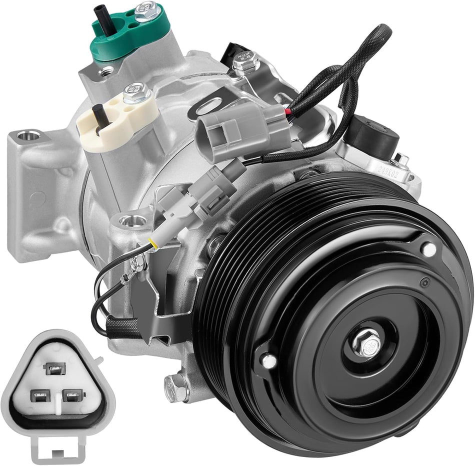 BDFHYK 98363 Air Conditioning A/C Compressor with Clutch Compatible with Toyota Avalon V6 3.5L 2008 2009 2010 2011 2012, Camry V6 3.5L 2007-2011