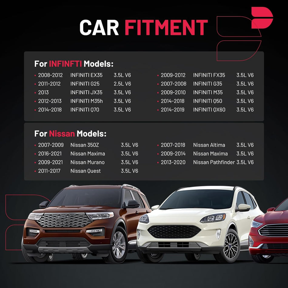 BDFHYK Ignition Coil Pack UF550 Set of 6 Compatible with Nissan Altima Maxima Murano Pathfinder Quest,Compatible with Infiniti EX35 FX35 Q50 2.5L 3.5L V6 Replacement for C1670 22448JA11C UF-550