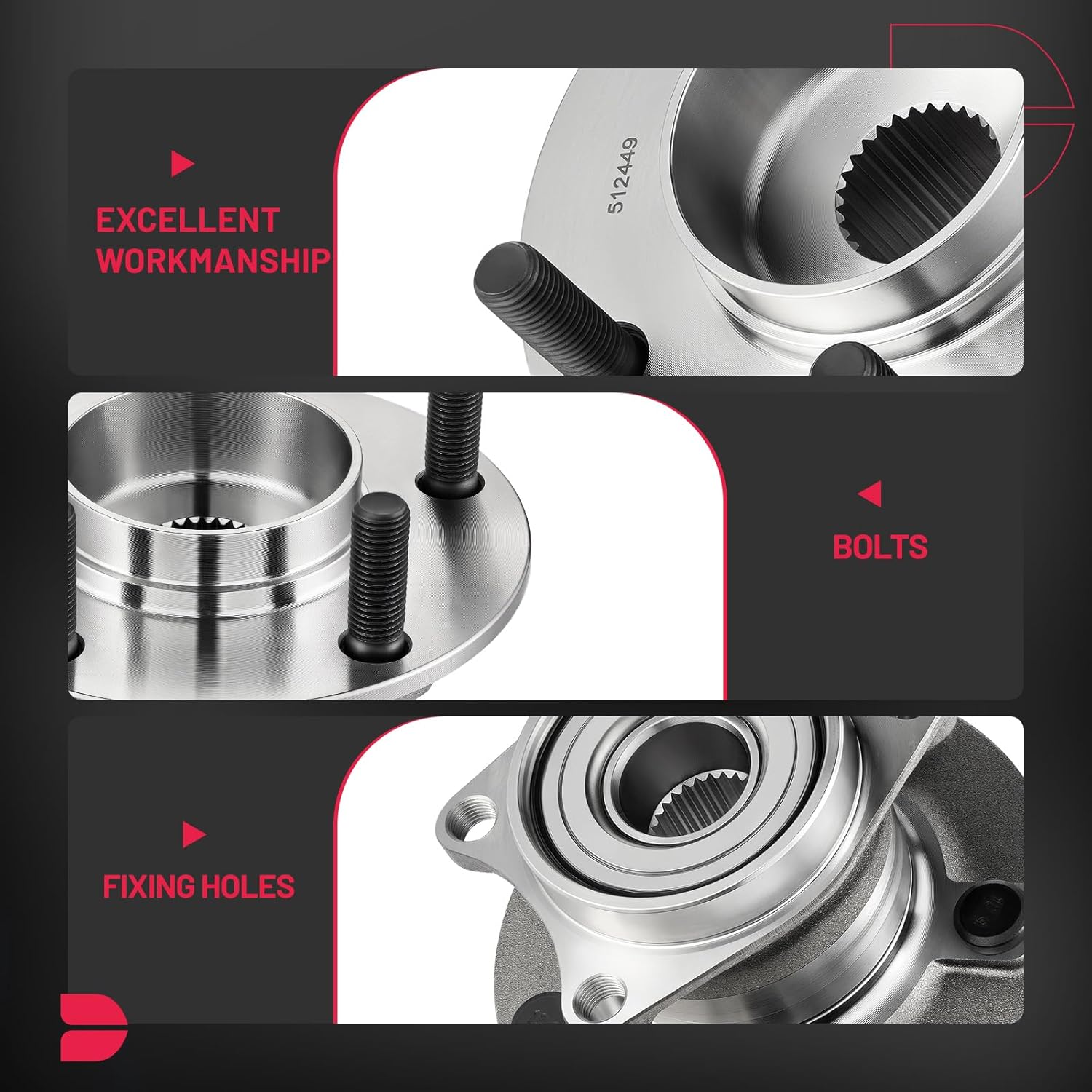 BDFHYK Rear Wheel Bearing for Mazda CX-9 | OE-Style Replacement