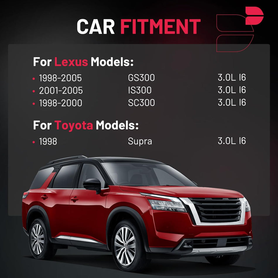 BDFHYK Ignition Coil Packs Compatible with Lexus 1998-2005 GS300, 2001-2005 IS300, 1998-2000 SC300;Compatible with Toyota 1998 Supra 3.0L L6, Coil for UF-228 UF228 C1153 610-58528 Set of 3