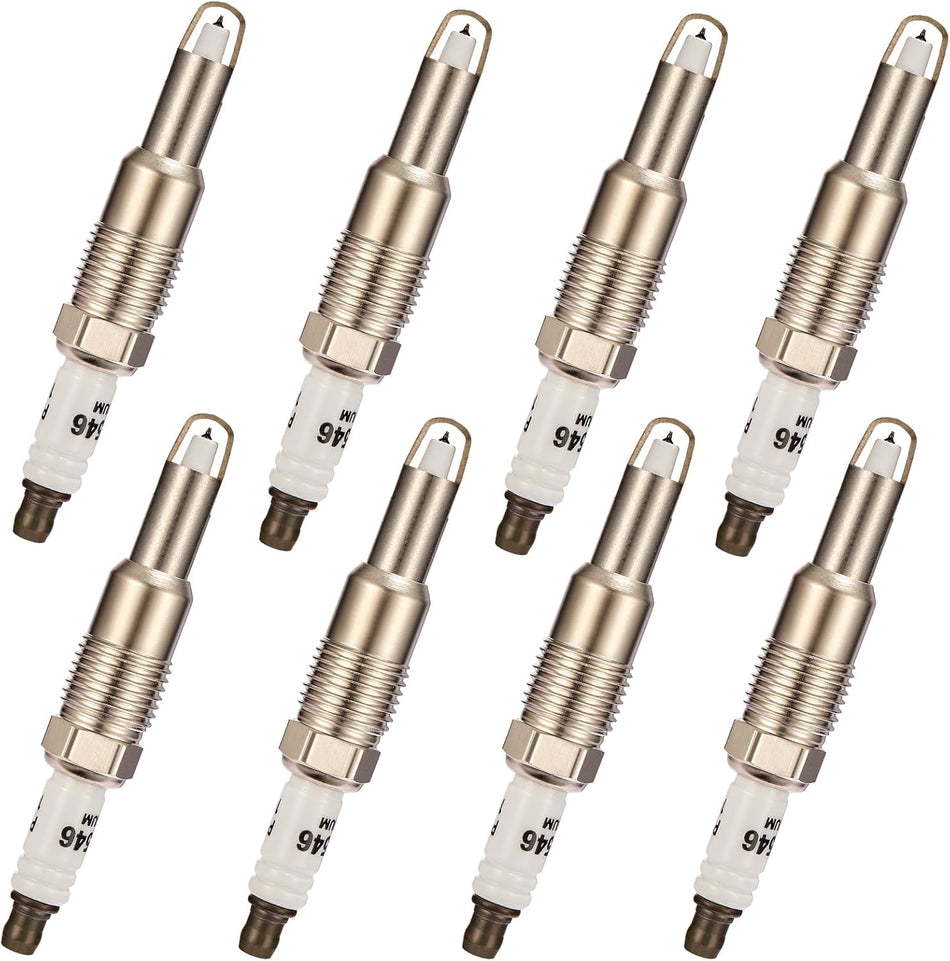 BDFHYK Set of 8 Iridium Spark Plug Compatible with Expedition F150 F250 F350 F450, Compatible with Lincoln Mark LT Navigator,5.4L 6.8L V8 V10 Engine Replacement for SP515 SP546