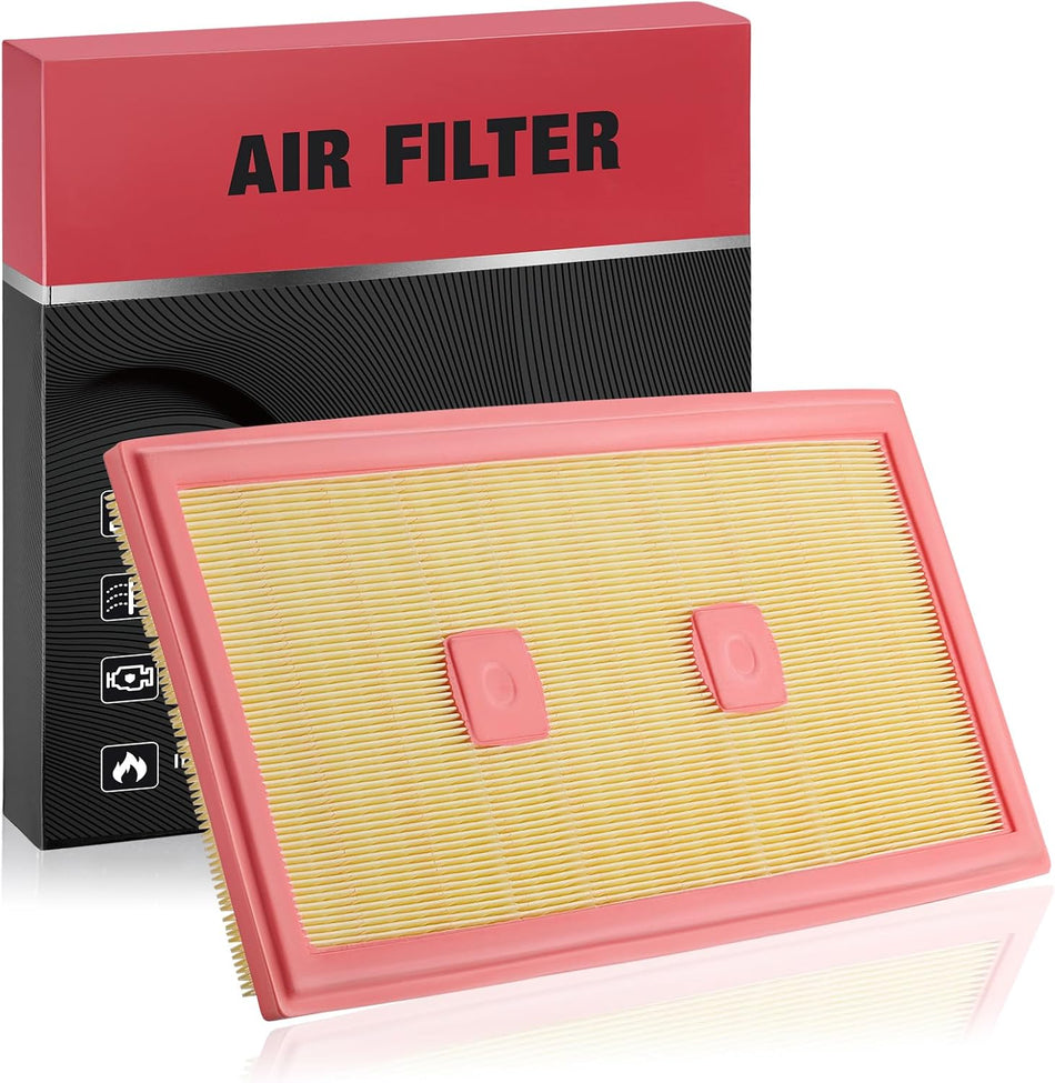 BDFHYK CA11439 Engine Air Filter Compatible with Mercedes-Benz C300, C350, E300, E350, E400, GLE350, GLK350, ML350, R350, SLK350, 2012-2018, Flexible Panel, Replace# 2760940004