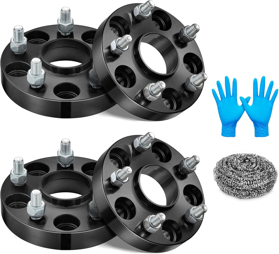 BDFHYK 1 inch 5x4.5 Hub Centric Wheel Spacers, 5x114.3 mm Wheel Hub Adapter M12x1.5 Studs & 60.1mm Hub Bore Compatible with Toyota X-Runner Tacoma 2WD RAV4 Camry Avalon Lexus Scion，Set of 4