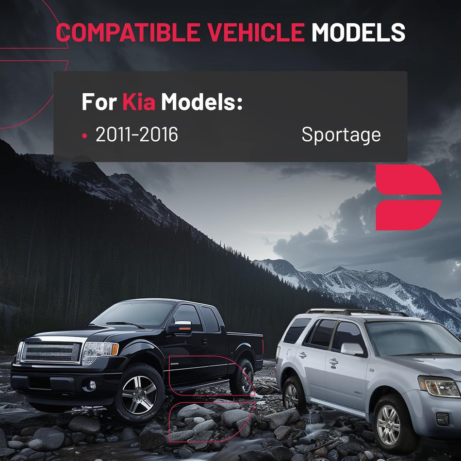 SYERAL Power Door Lock Actuator Front Right Driver Side Compatible with Kia Sportage 2011-2016 Replacement for 813203W010 813203W000