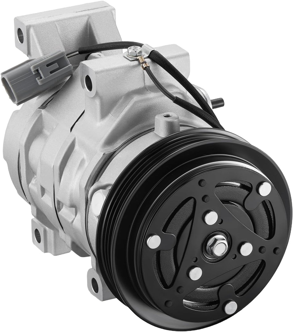 BDFHYK 1011063 Air Conditioning A/C Compressor with Clutch Compatible with Toyota Echo L4 1.5L 2000 2001 2002 2003 2004 2005