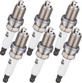 BDFHYK 6PCS Iridium Spark Plugs 2667 for Porsche Cayenne 911, Audi A4 A5, VW Passat Jetta 2.0L 3.0L 4.2L