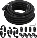 AN6 Fuel Line Kit 20FT, 3/8" ID CPE Braided Hose, LS Swap
