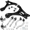 BDFHYK 2006-2011 Honda Civic Front Suspension Full Kit (10PCS) with Control Arms & Ball Joints (All Non Si Models; 1.8L Models)