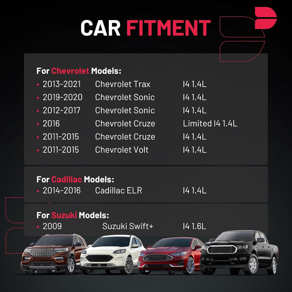 BDFHYK Ignition Coils Pack Compatible with Buick Encore,Compatible with Chevy Cruze Limited Sonic Trax Volt l4 1.4L Coil for UF669 55575499 5C1867 25198623 19005362 55579072 D521C 55577898 Set of 1