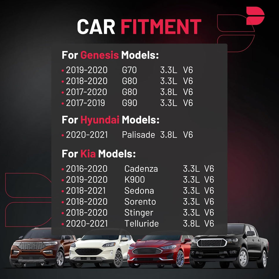 BDFHYK Ignition Coil Packs Compatible with G70 G80 G90 Palisade Cadenza K900 Sedona Sorento Stinger Telluride,Coil for UF863 273103L030 Set of 3
