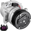 BDFHYK 68649 A/C Compressor with Clutch For Ford Fusion V6 3.5L 2010-2012, Lincoln MKZ V6 3.5L 2007-2012