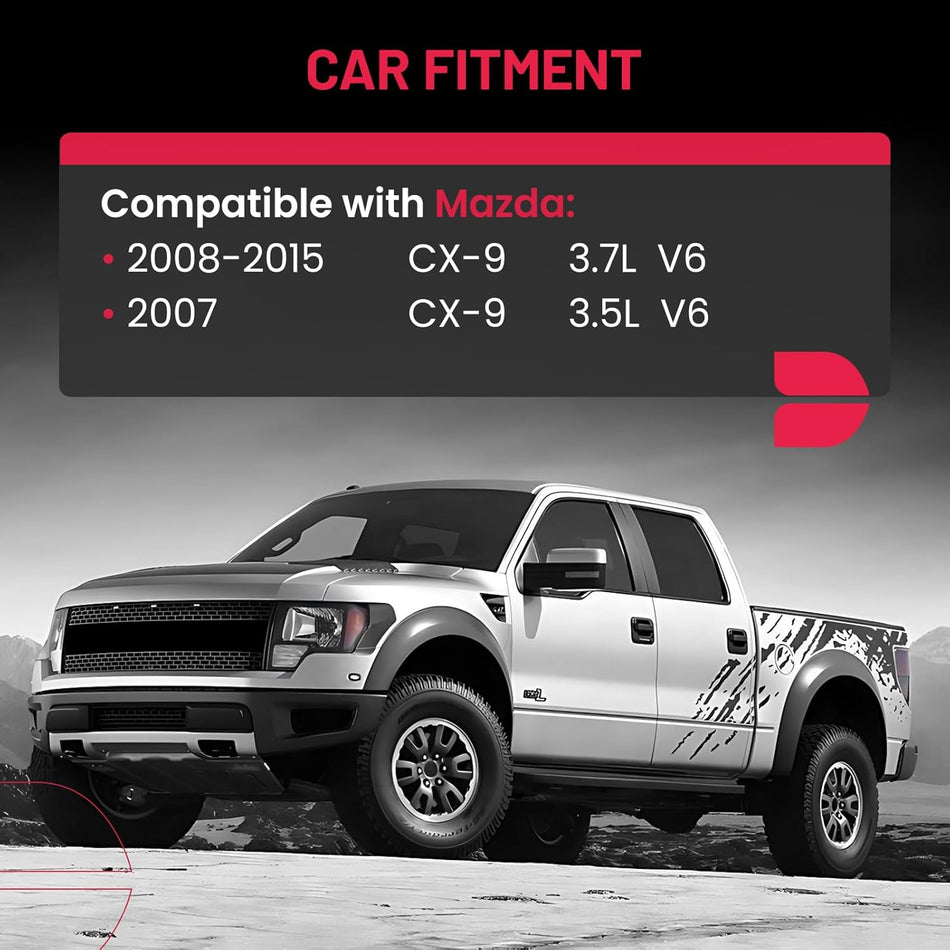 512449 2PCS Rear Wheel Bearing and Hub Assembly 5 Lugs For Mazda CX-9 2007-2015