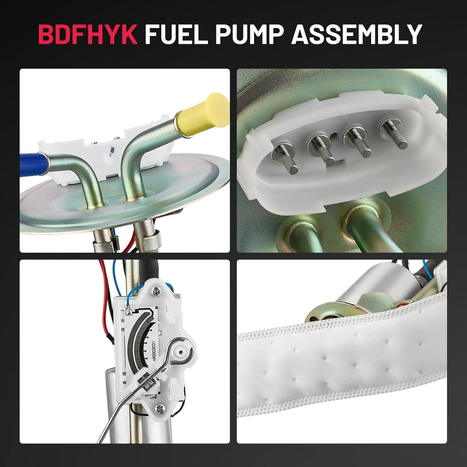 BDFHYK Electric Fuel Pump Module Assembly Compatible with Ford Ranger 1985-1988 2.3L l4,Compatible with Ford Ranger 1986-1988 2.9L V6/2.3L l4 Replace E2096S