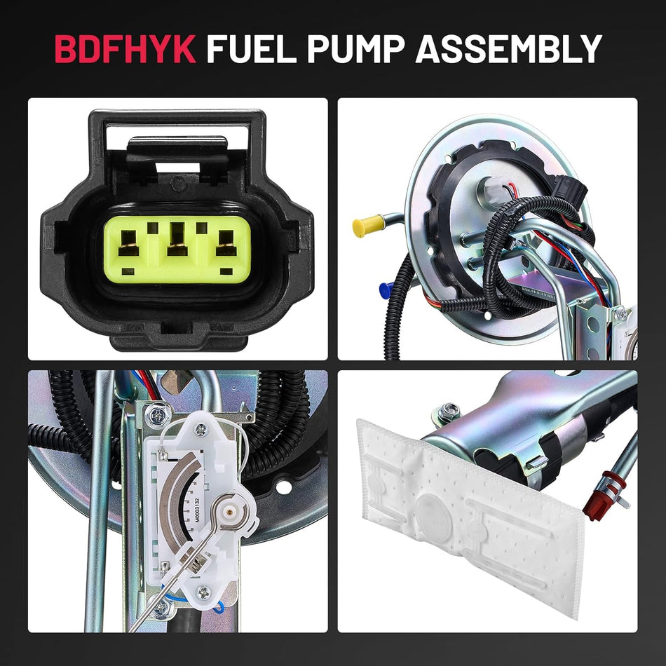 E2272S Electric Fuel pump module assembly Compatible with 1998-2000 Ford Crown Victoria 4.6L V8/ 1998-2000 Lincoln Town Car 4.6L V8/ 1998-2000 Mercury Grand Marquis 4.6L V8