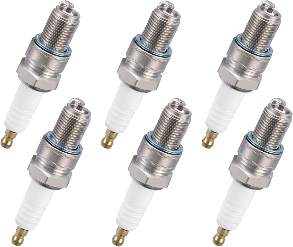 BDFHYK 3194 Iridium Spark Plugs Compatible with Polaris Compatible with Yamaha for Cobra for KTM Replacement for K16TR11 Set of 6