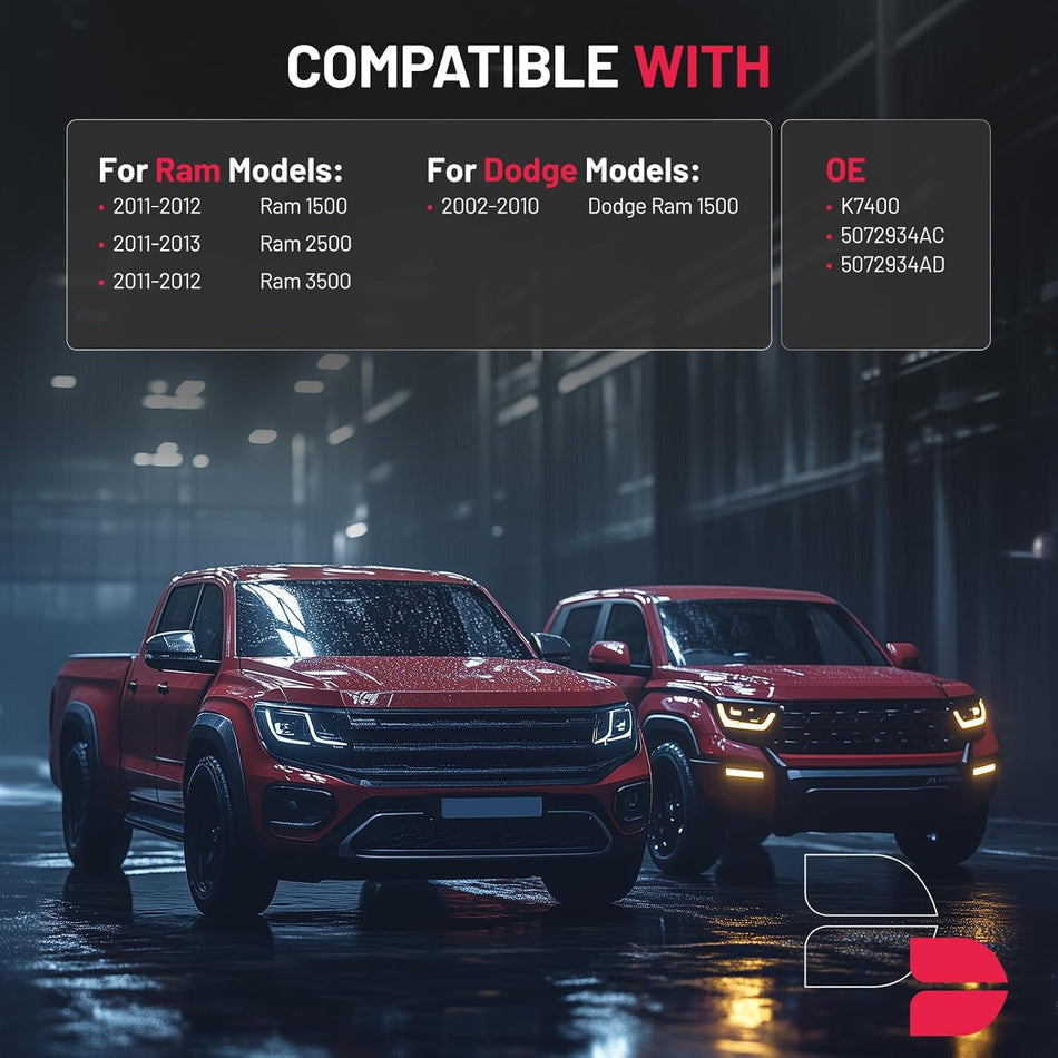 BDFHYK 2Pcs Sway Bar Links Stabilizer Bar Links For 2002-2010 Dodge Ram 1500, 2011-2012 Ram 1500/3500, 2011-2013 Ram 2500