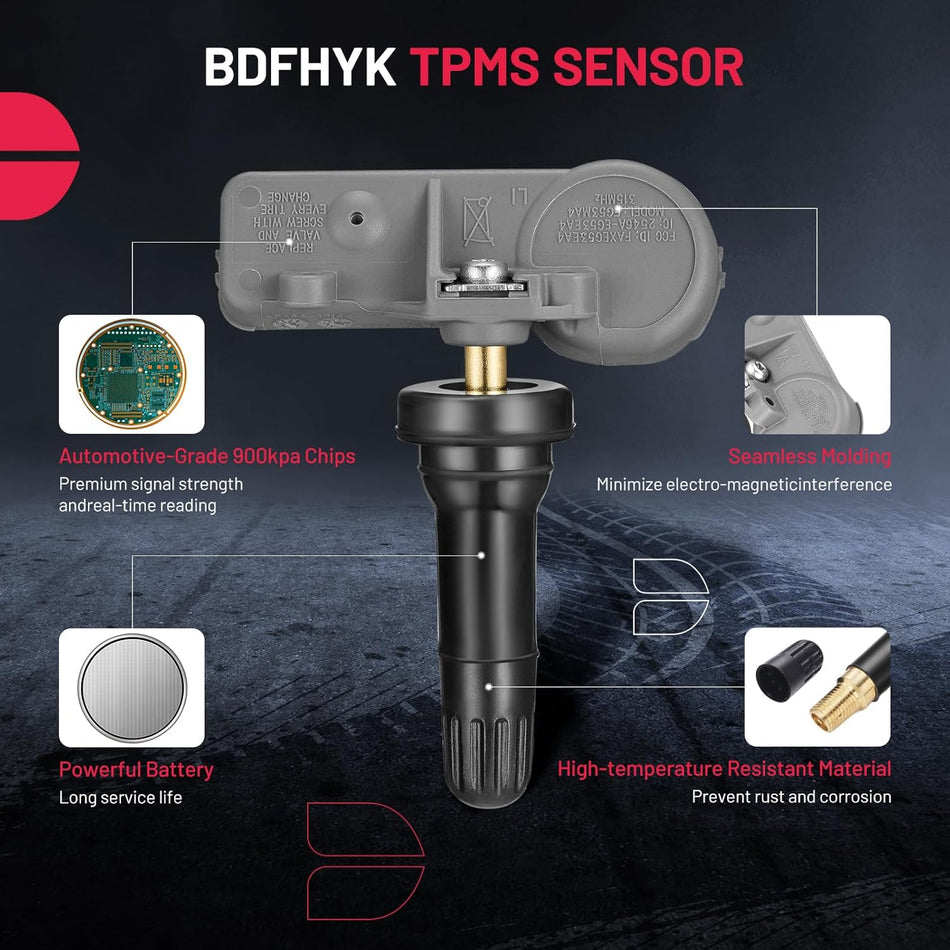 BDFHYK 315MHz TPMS Sensor for Chevy, GMC, Buick, Cadillac, Pontiac, SAAB - OE13586335 13581558 15922396