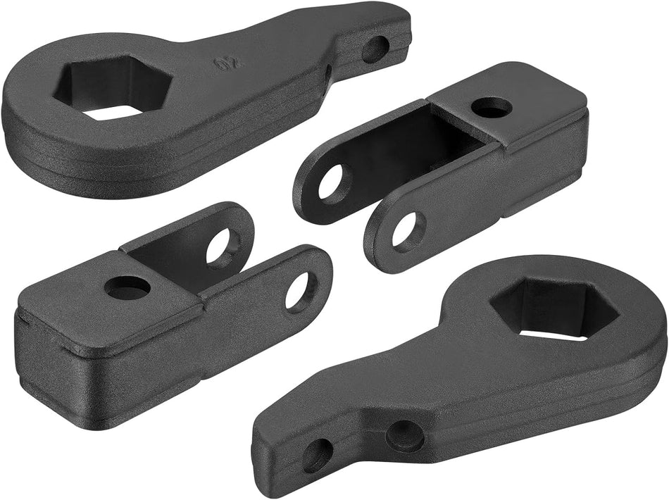 BDFHYK 3" Front Leveling Lift Kits Compatible with 1999-2007 Chevy Silverado 1500 4WD, GMC Sierra 1500 4WD, Dynofit 1-3 Inch Adjustable Suspension Leveling Lift Kits for Tahoe 1500