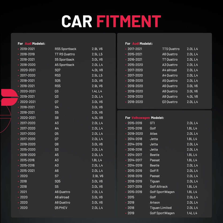 BDFHYK Ignition Coil Pack UF716 Set of 4 Compatible with Audi,Compatible with Volkswagen 1.4L 1.8L 2.0L 2.5L 2.9L 3.0L 4.0L L4 L5 V6 V8 Replacement for UF752 UF765 06J905110D C874 0986221072 V10700100