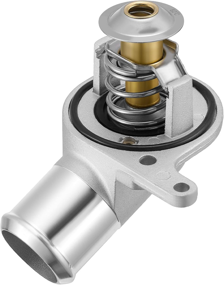 BDFHYK 902-2701 Upgrade Aluminium Coolant Thermostat Housing Assembly Compatible with Cadillac Escalade ESV EXT,Compatible with Chevy Avalanche Express Silverado,Compatible with GMC Sierra Yukon