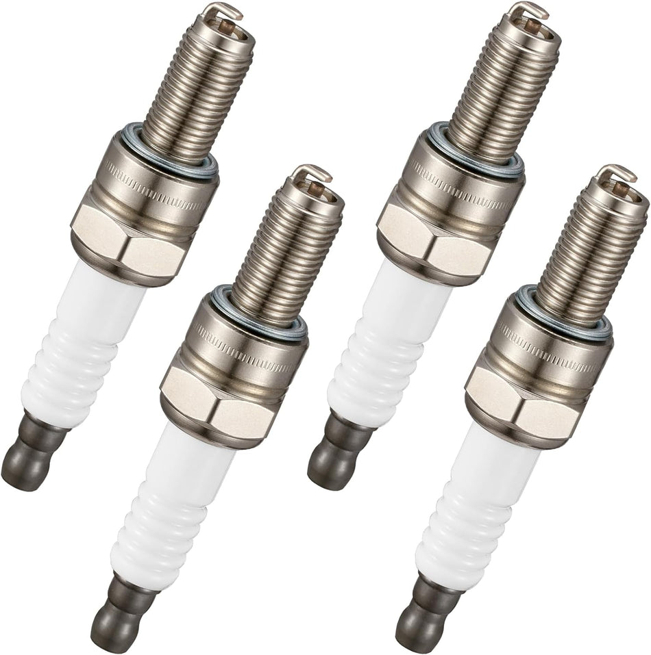 BDFHYK 6955 Iridium Spark Plugs Compatible with Yamaha for Ducati for Harley-Davidson for Aprilia Agusta RSV4 999 S TC250 F4RR FX140 WaveRunner etc. Engine Replacement for CR9EB, Set of 4