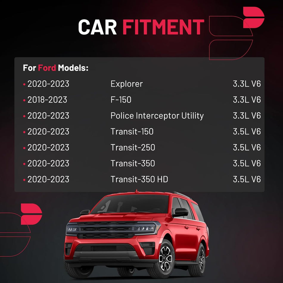 BDFHYK Ignition Coil Pack Set of 6 Compatible with 2020-2023 Explorer Police Interceptor Utility Transit-150 Transit-250 Transit-350 350HD 2018-2023 F-150 3.3L 3.5L V6 Replacement for UF825 DG564