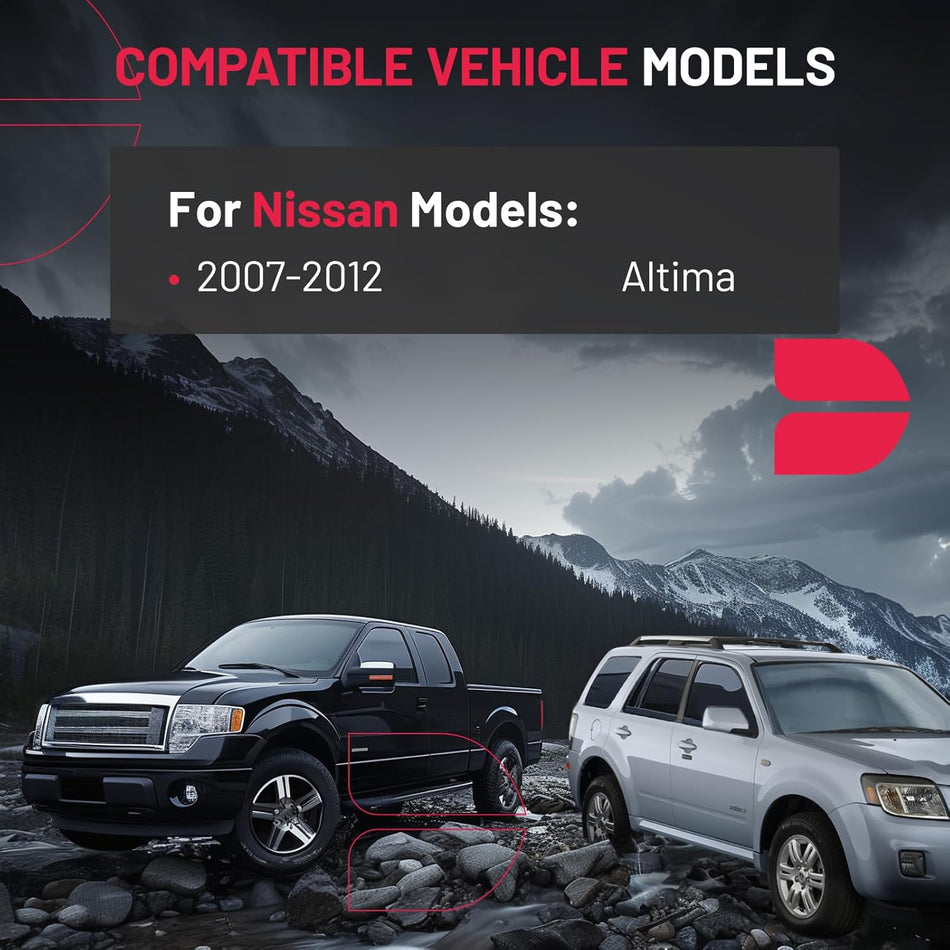 SYERAL Door Lock Latch Actuator Front Right Driver Side Compatible with Nissan Altima 2007-2012 Replaces 937-241, 937241, 80500-JA000, 80500-ZX60A