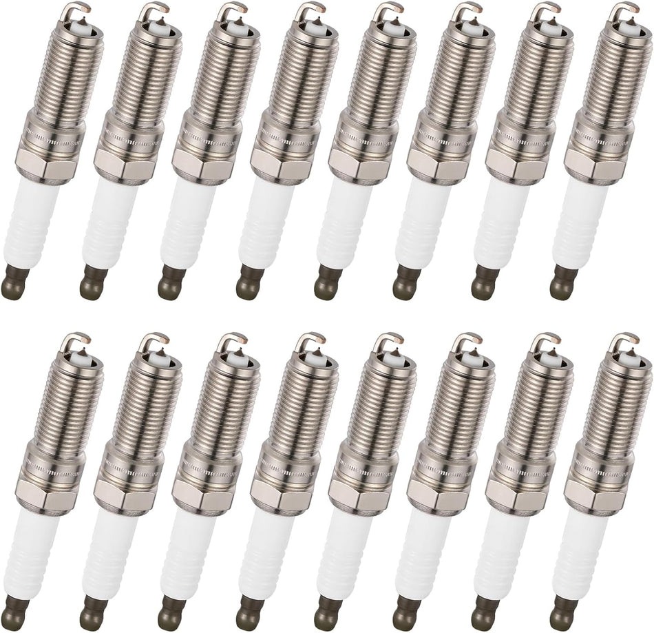 BDFHYK 4114944849 Iridium Spark Plugs Compatible with Dodge 2003-2008 Ram 1500 5.7L 345Cu. In. V8 GAS OHV Naturally Aspirated, Set of 16