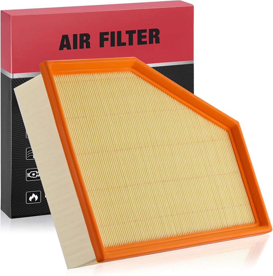 BDFHYK PA99308 Engine Air Filter Compatible with BMW 530i 540i 740i 745e 840i (xDrive), X3 X4 X5 X6 X7 & More, 2.0L 3.0L, Replace# 13718577170