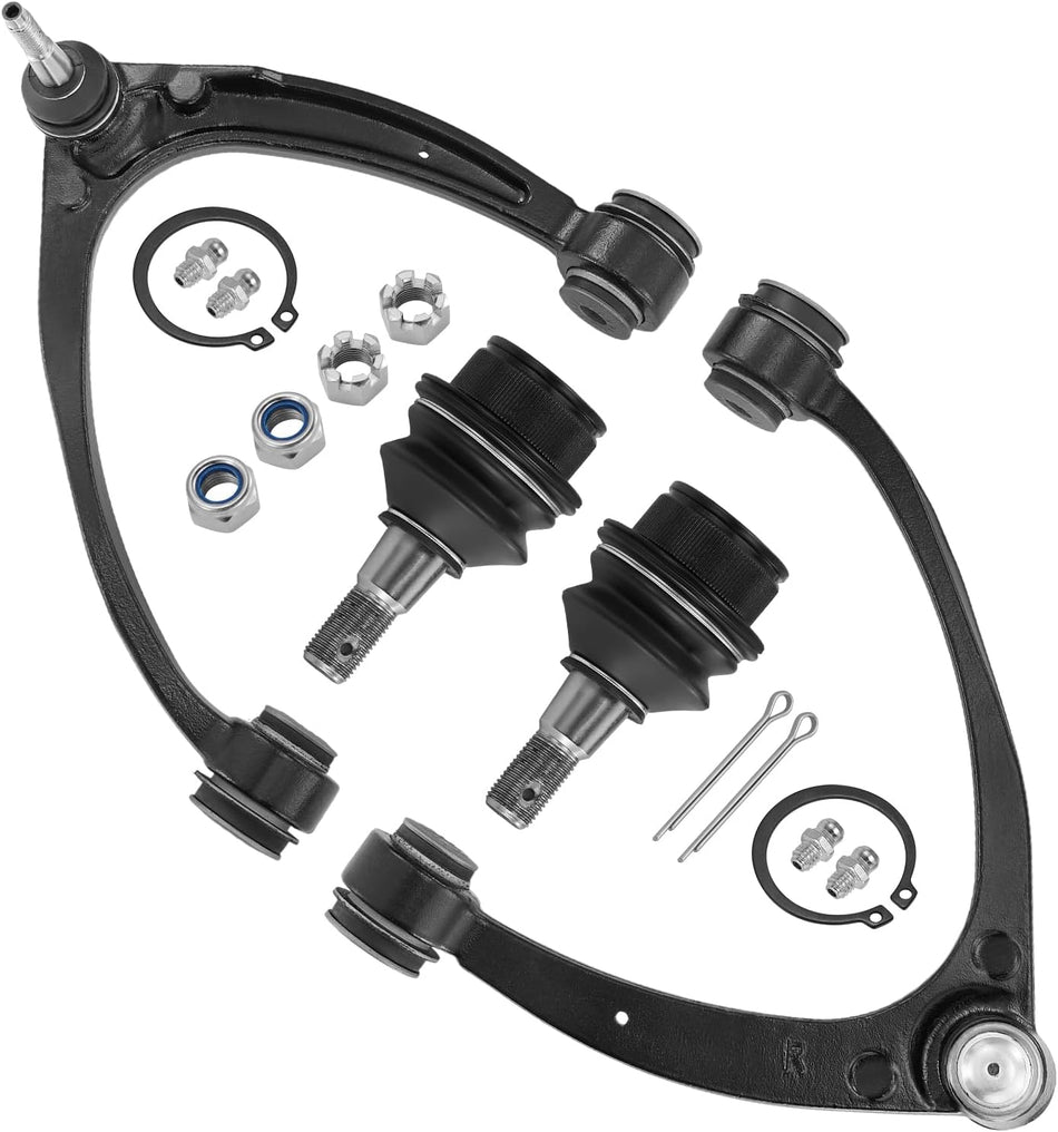 BDFHYK Front Upper Control Arm 4pcs,with Ball Joint Compatible with 2007-2016 Cadillac Escalade ESV/EXT,2007-2016 Chevrolet Avalanche Silverado 1500 Suburban 1500 Tahoe,2007-2016 GMC Sierra 1500