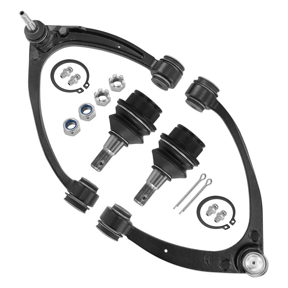 BDFHYK Front Upper Control Arm 4pcs,with Ball Joint Compatible with 2007-2016 Cadillac Escalade ESV/EXT,2007-2016 Chevrolet Avalanche Silverado 1500 Suburban 1500 Tahoe,2007-2016 GMC Sierra 1500