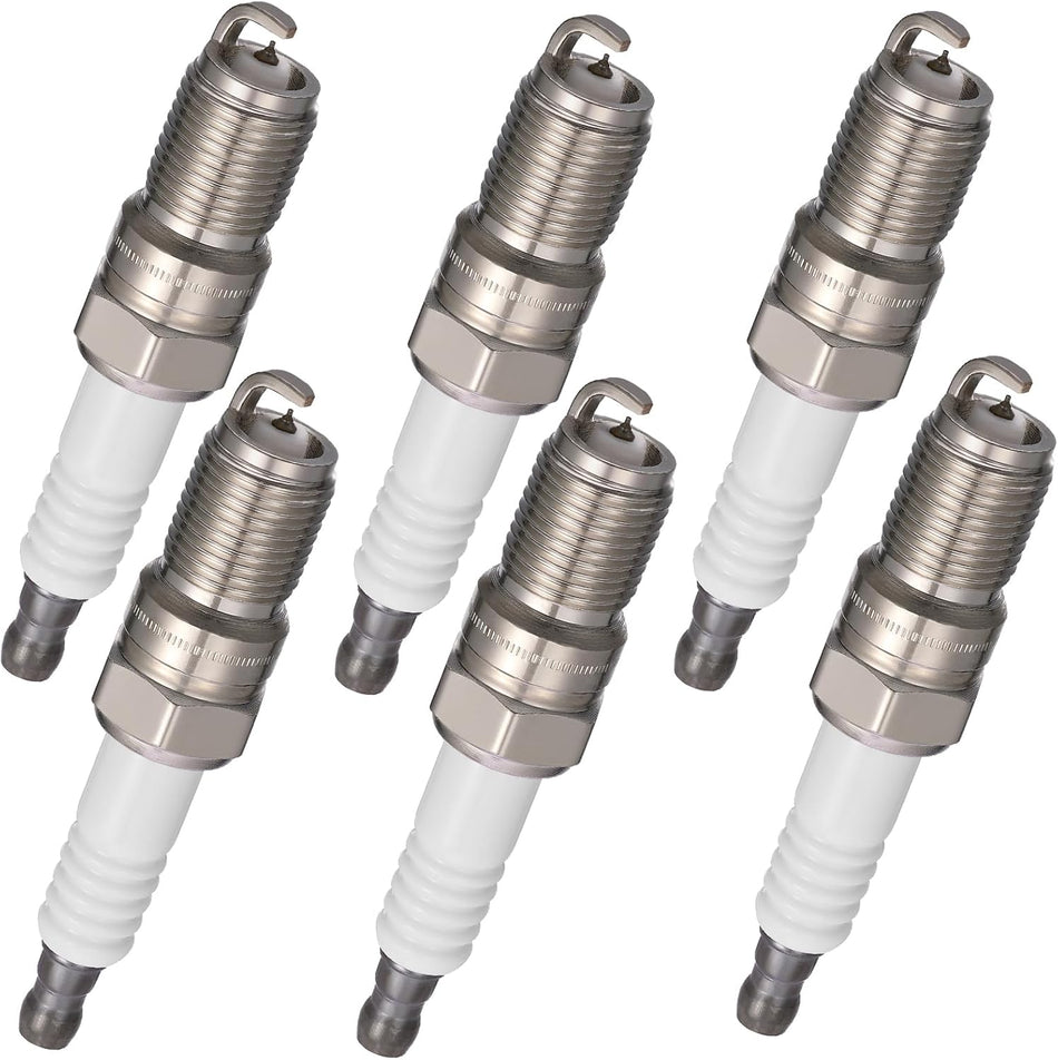BDFHYK 4511 Iridium Spark Plugs Compatible with Buick Century Lucerne Regal for Cadillac Cimarron for Chevy Beretta Impala Cavalier Malibu,G6 Grand Prix 2.0L 3.5L L4 V6 Replacement for TR4GP Set of 6
