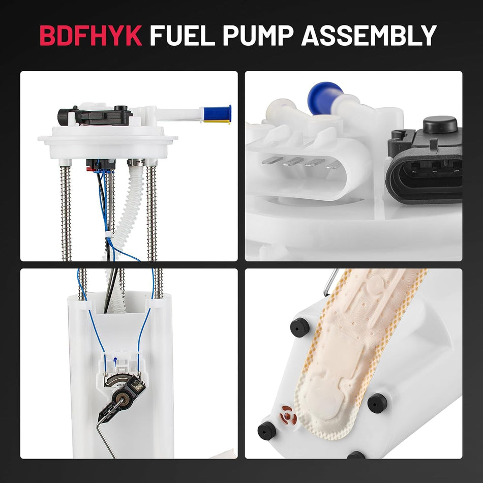 BDFHYK Electric Fuel Pump Module Assembly Compatible with Chevrolet Express 1500/Express 2500/Express 3500, Compatible with GMC Savana 1500/Savana 2500/Savana 3500 1998-2002 4.3L V6 Replace E3971M