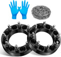 8x165.1 Wheel Spacers 1.5 Inch for Dodge Ram 3500 Ford F250 F350 E250 E350, 9/16-18 Studs, 126.15mm Hub Bore, Set of 2