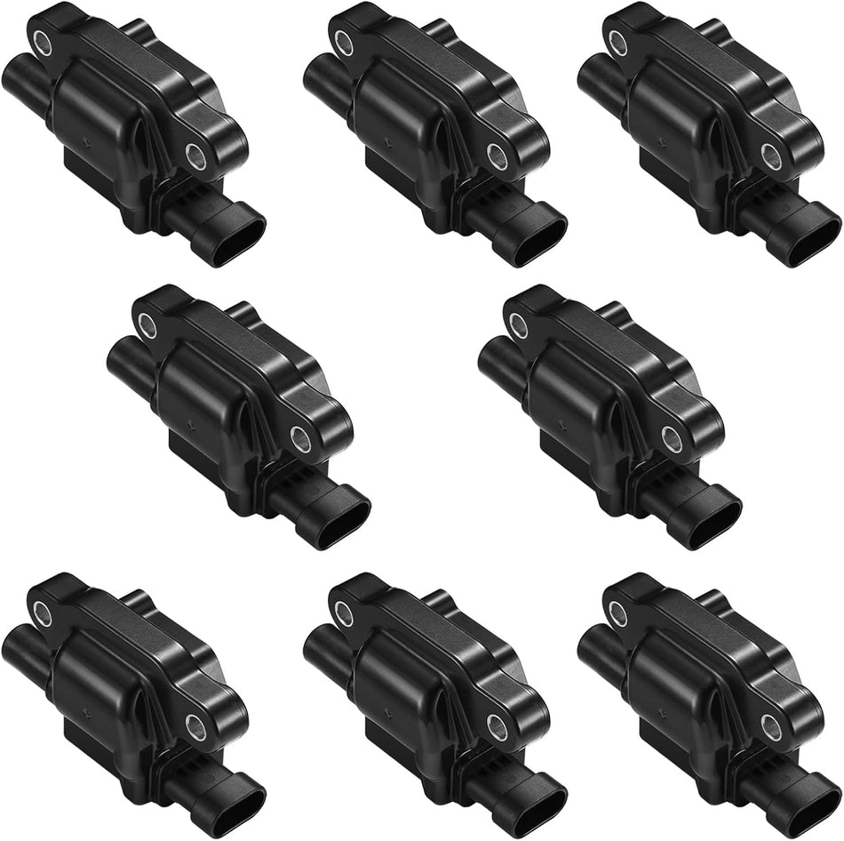 BDFHYK Ignition Coils Pack Compatible with Buick LaCrosse Rainier, Compatible with Cadillac Escalade ESV EXT, Avalanche Camaro, Canyon Envoy 1500 2500 3500 V8 5.3L 6.0L Coil for UF413 Set of 8