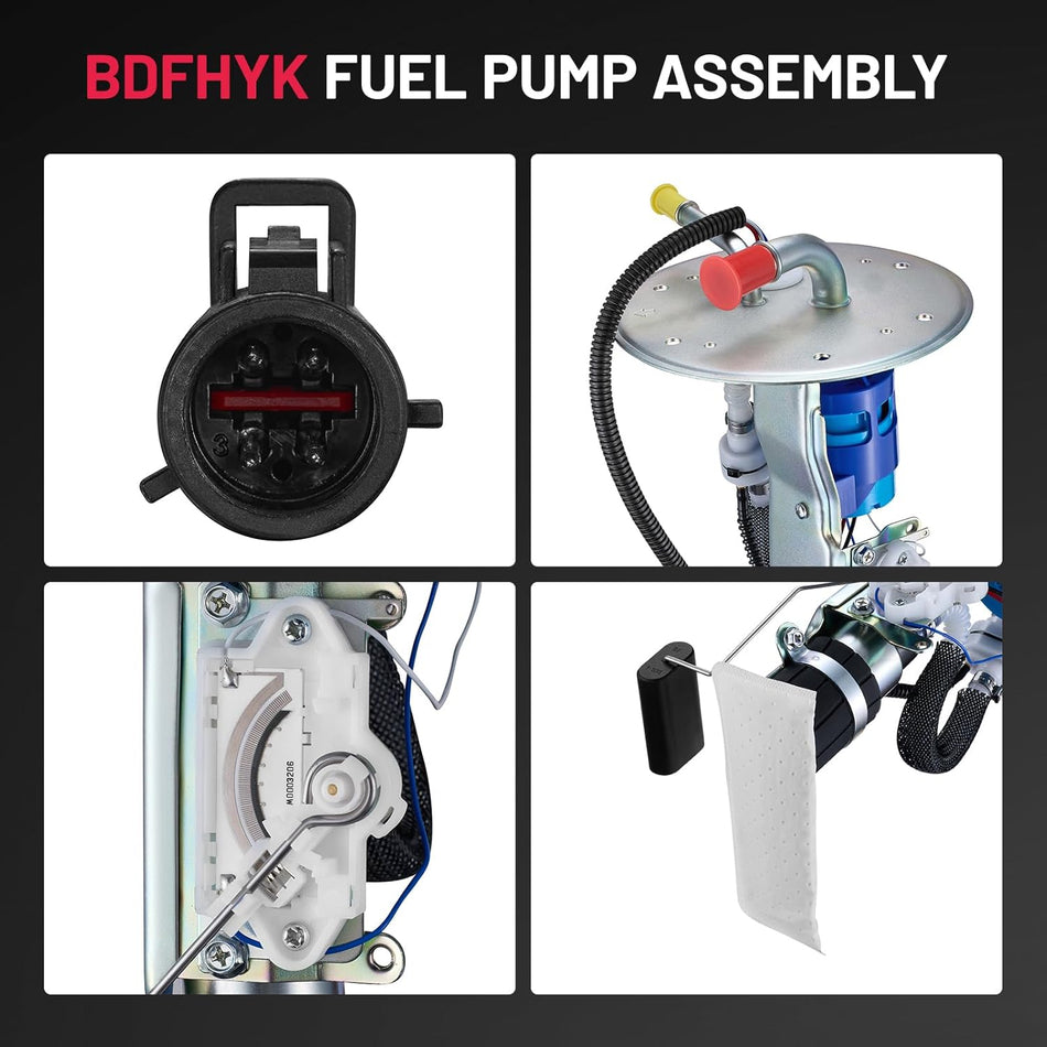 Fuel Pump Module Assembly E2365S Compatible with E-150/E-150 Club Wagon/E-250/E-350 Club Wagon/E-350 Super Duty/E-450 Super Duty V10 6.8L/V8 4.6L/V8 5.4L 2004 2005 2006 2007 2008