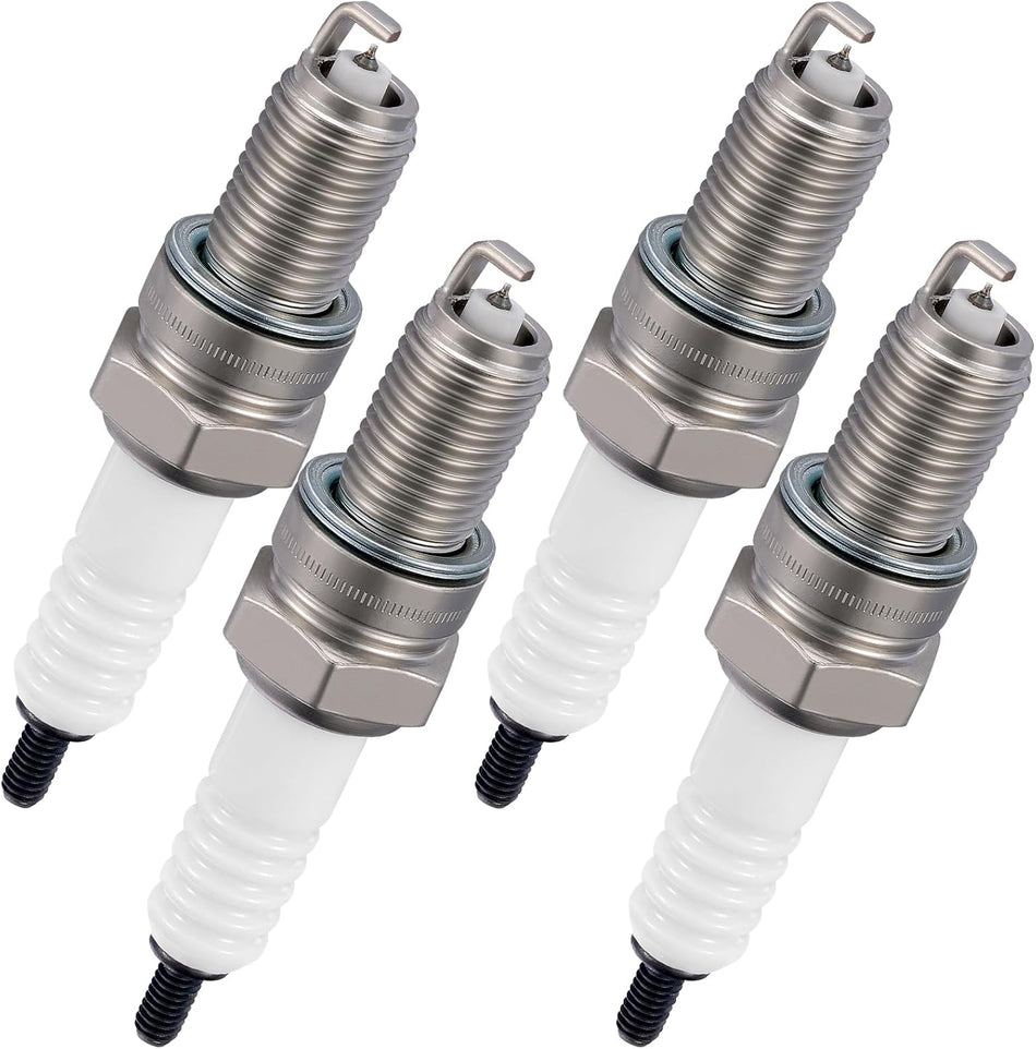 BDFHYK 4929 Iridium Spark Plugs Compatible with Kawasaki Compatible with Triumph for Yamaha for Honda for Suzuki Universal Motorcycle Spark Plugs Replacement for DPR8EA9 Set of 4
