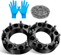 8x180 Wheel Spacers 2 Inch for Chevy Silverado 2500HD 3500HD & GMC Sierra 2500HD 3500HD, M14x1.5, 125mm Hub Bore, Set of 2/4 | BDFHYK