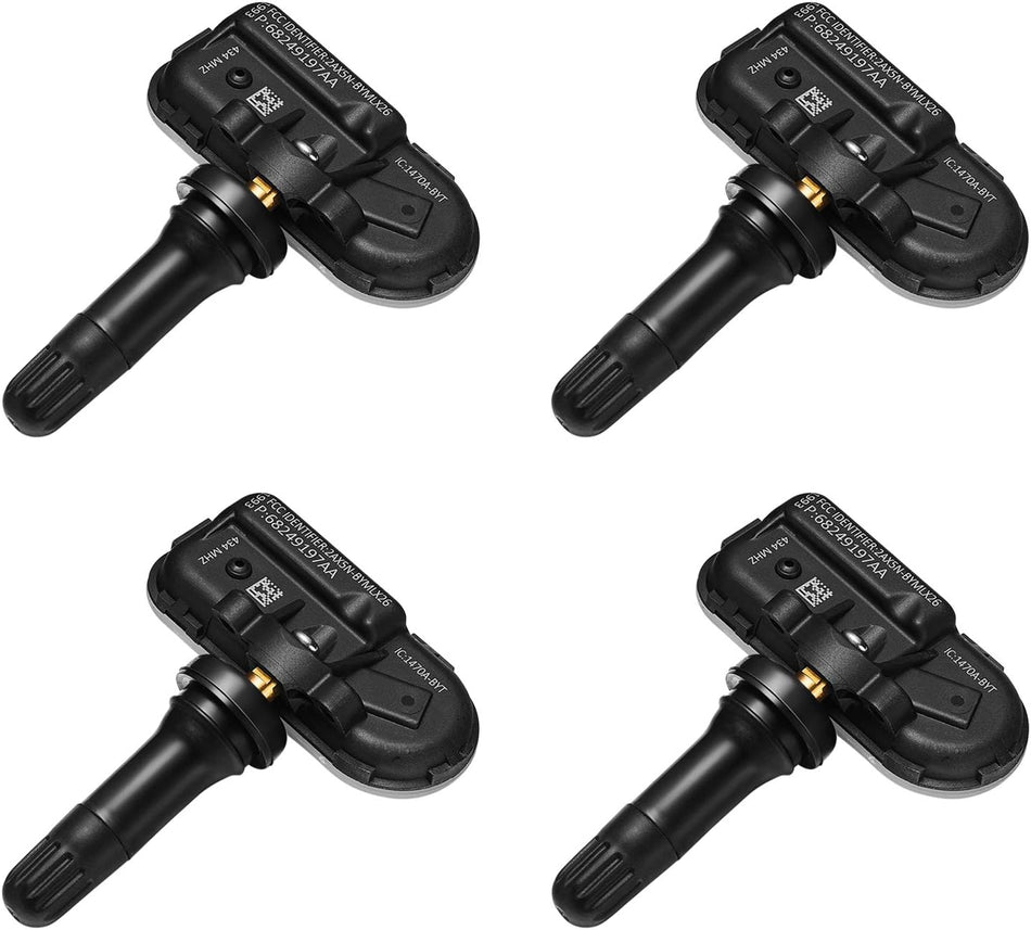BDFHYK TPMS Sensor 433MHZ Compatible with Chrysler 300 Town & Country, RAM C/V, Dodge Challenger Durango Grand Caravan Journey, Jeep Grand Cherokee Wrangler Replaces# 56029398AB 56029398AA 68241067AB