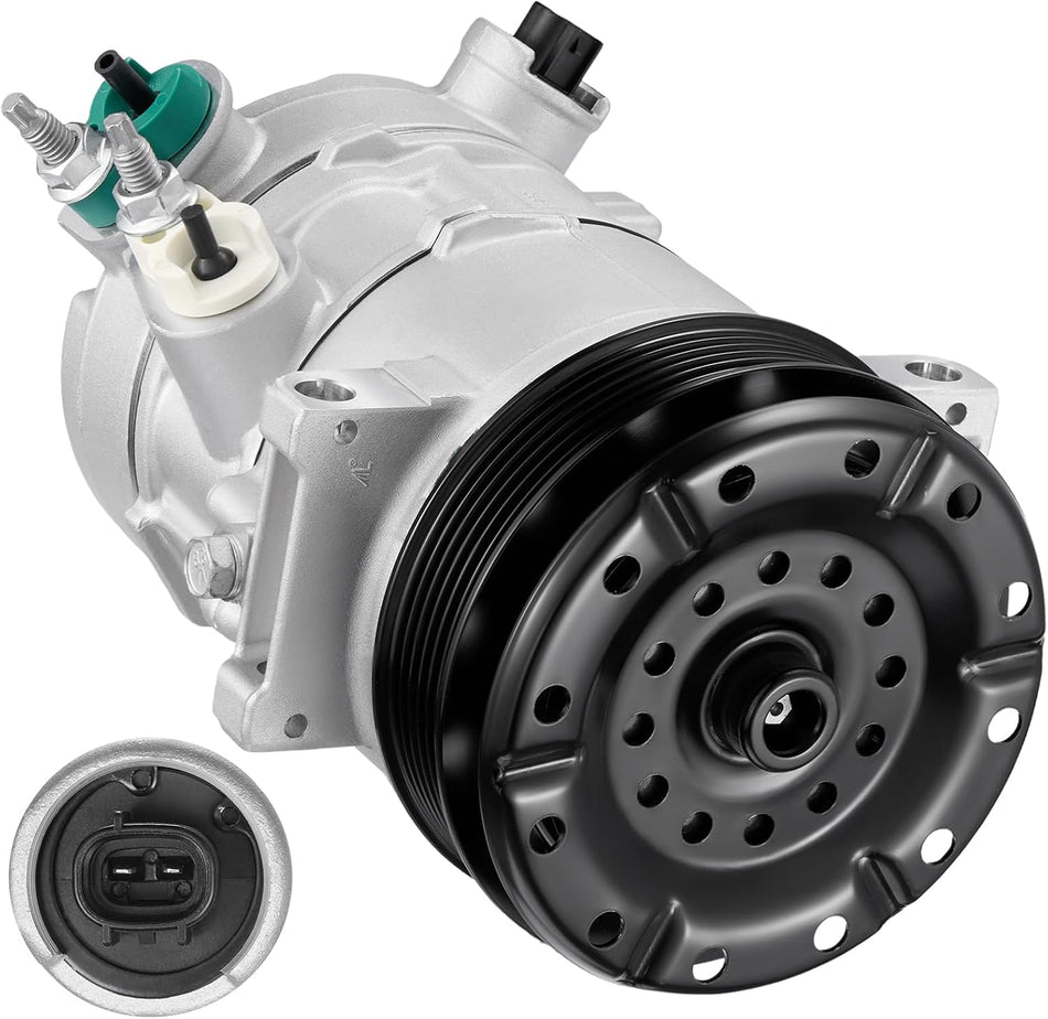 BDFHYK 68317 Air Conditioning A/C Compressor with Clutch Compatible with Chrysler Sebring V6 2.7L 3.5L 2007-2008, Compatible with Dodge Avenger V6 2.7L 3.5L 2008
