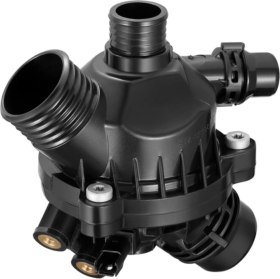 BDFHYK 902-816 Engine Coolant Thermostat Housing Assembly Compatible with BMW 1 Series M 125i 128i 323i 325xi 330xi 335i 525xi 528i xDrive 530xi 535i xDrive X1 X3 Z4 2.5L 3.0L Replace 34246 85957