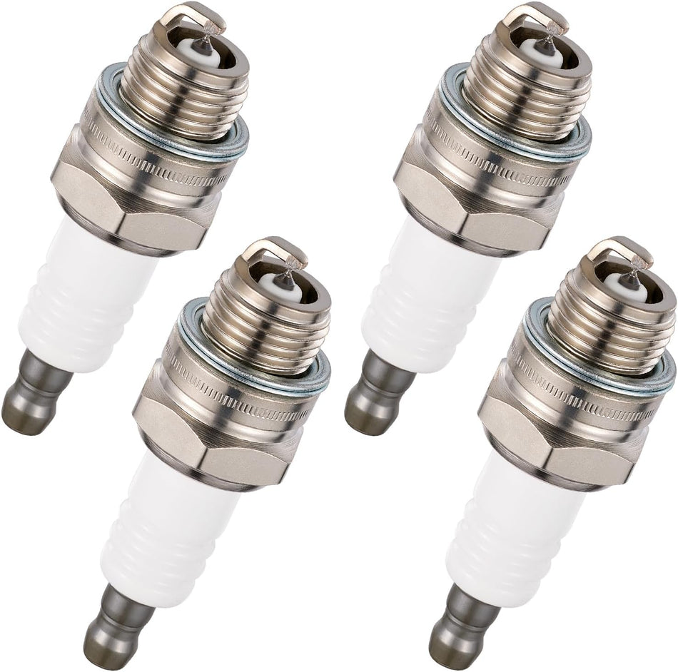 BDFHYK 843 Iridium Spark Plugs Compatible with Commercial and Industrial Engines Echo(Kioritz) Fuji Robin Caterpillar Homelite Kohler Mitsubishi Shindaiwa Tanaka TML Spark Plug Set of 4