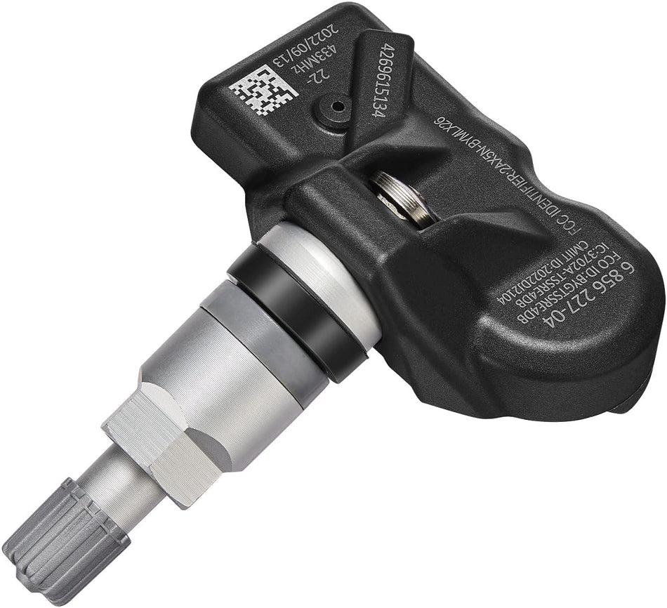 BDFHYK TPMS Sensor Compatible with BMW Mini: M3 M5 M6 X1 X3 X4 X5 X6 Cooper Countryman Paceman etc 433 MHz Programmed Tire Pressure Monitoring Sensor Replaces# 36106790054, 6856227