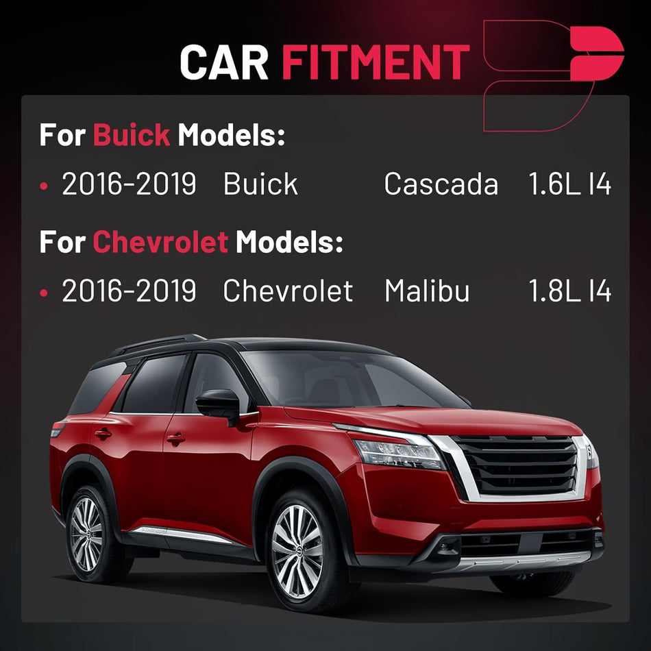 BDFHYK Ignition Coil Packs Compatible with Buick 2016-2019 Cascada 1.6L l4, Compatible with Chevrolet Chevy 2016-2019 Malibu 1.8L l4,Coil for GN10796 UF821 Set of 4