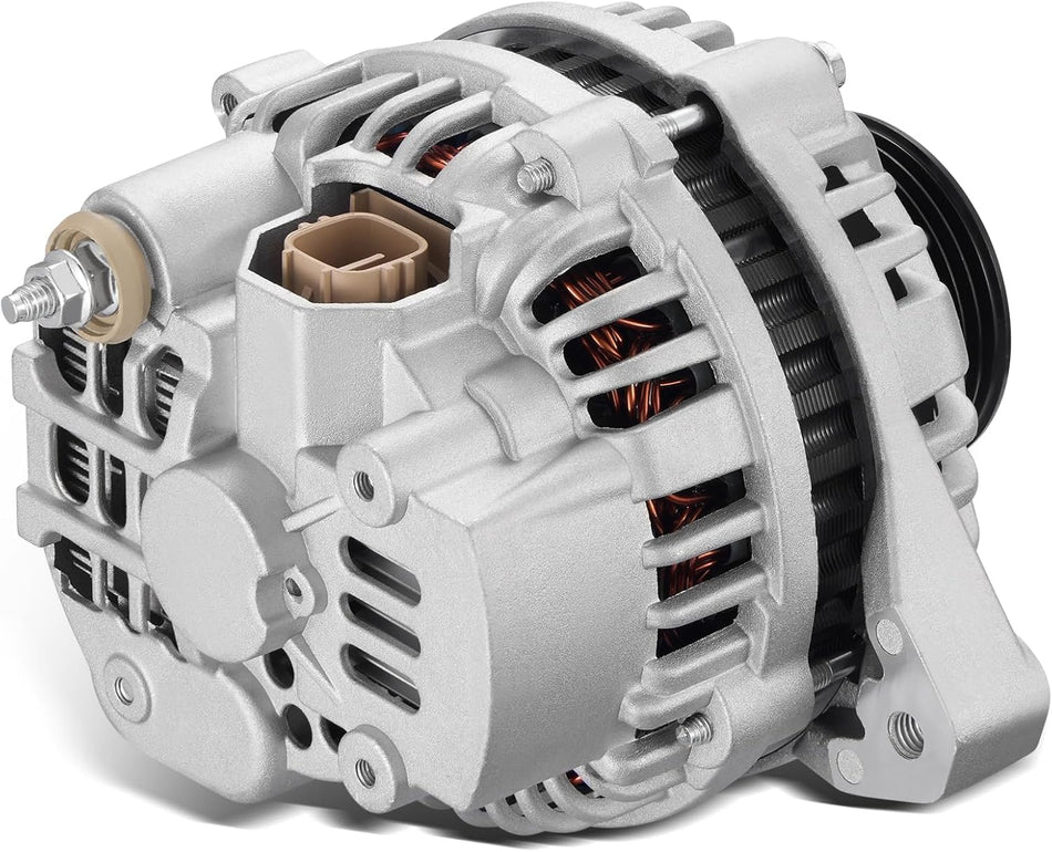 BDFHYK Alternator Compatible with Honda Civic 2001-2005 1.7L l4, Compatible with Acura EL 2001-2005 1.7L l4 Replace 06311-PLM-505RM, 13893, 13893N, 213893, 2-13893, 31100PLMA01, 3341427A, 334-1427A