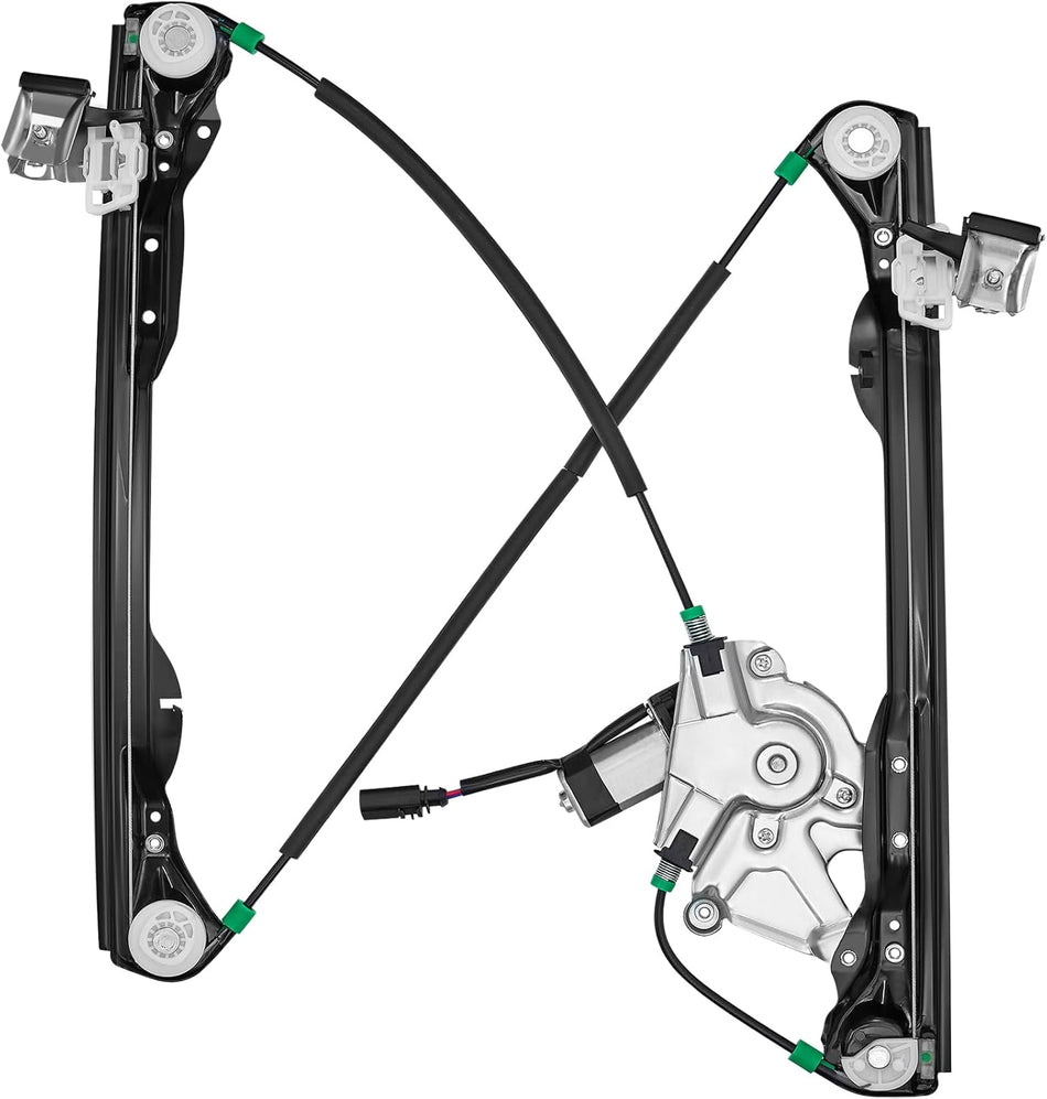 BDFHYK 6S4Z5423200BB Power Window Regulator with Motor Front Right, Compatible with Ford Focus 2000-2007